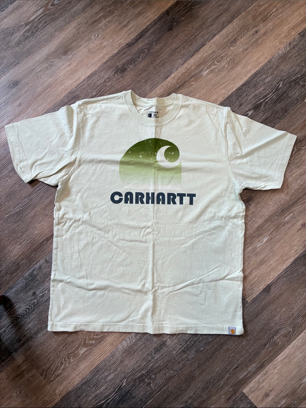 Carhartt Light Green  Tee with Green Gradient Logo